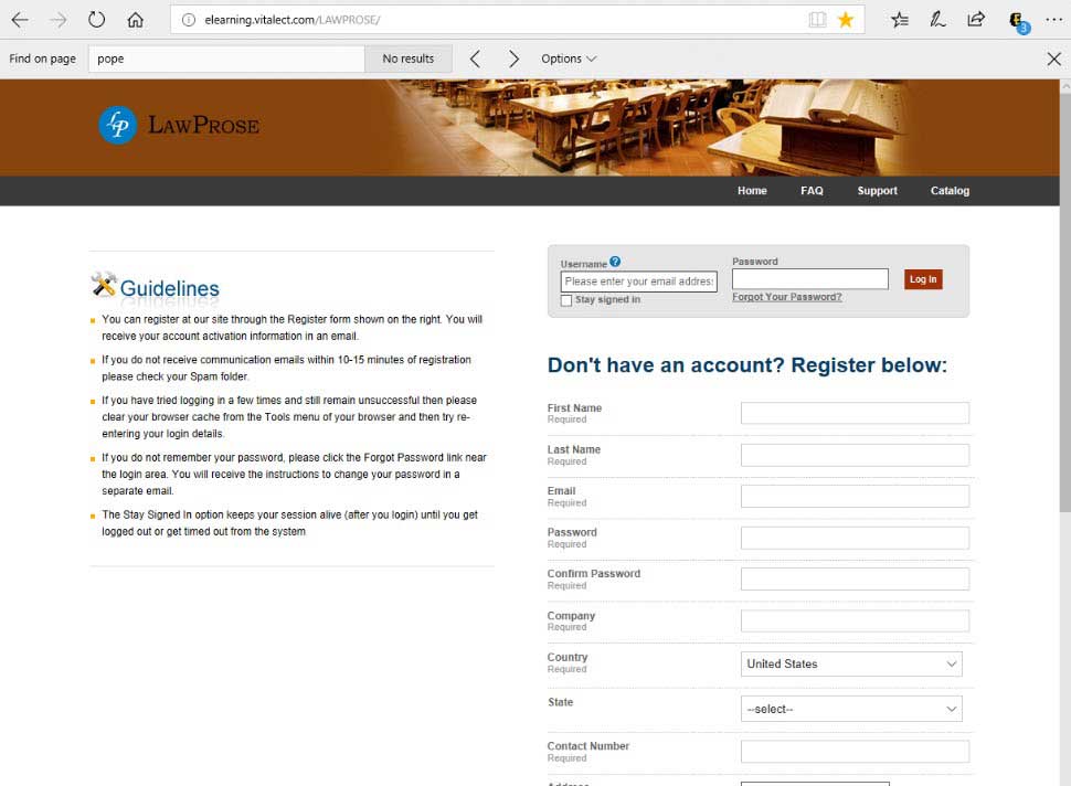 Creating Your Account e-learning Site - Step-by-Step Instructions and Troubleshooting